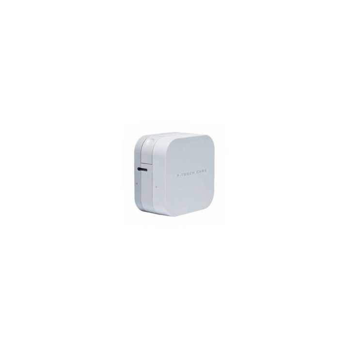 ROTULADORA ELECTRONICA PORTATIL BROTHER TRANSFERENCIA TERMICA CINTAS TZE HASTA 12MM BLUETOOTH CUBE BLANCA PT-P300BT