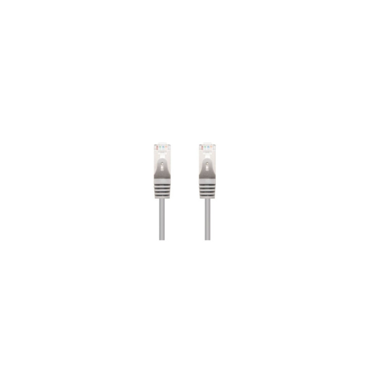 LATIGUILLO DE RED NANOCABLE RJ45 FTP CAT6 2M GRIS 10.20.0802