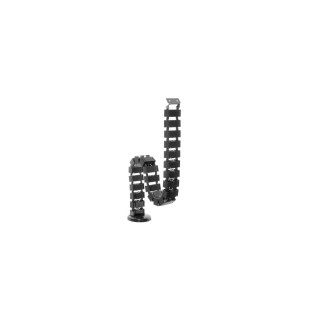 CUBRE CABLES EQUIP MESA HERGONOMICA ABS NEGRO 650808