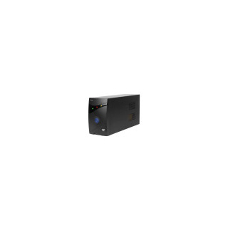 SAI LINEA INTERACTIVA WOXTER UPS 2000 VA 1200W 2XSCHUKO DISPLAY LED FUNCION AVR CARCASA METALICA NEGRO PE26-162