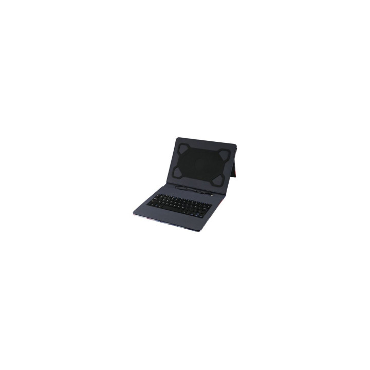 FUNDA TABLET SUBBLIM CON TECLADO KEYTAB PRO PARA TABLET DE 10.1P MICROUSB CON ADAPTADOR TIPO-C CIERRE SOLAPA MAGNETICA