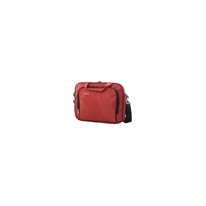 MALETIN PORTATIL SUBBLIM OXFORD 15.4P 16P INTERIOR ACOLCHADO BOLSILLO EXTERIOR CORREA DE HOMBRO ROJO SUB-LB-1OLB052