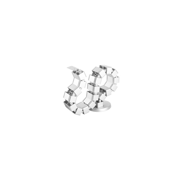 CUBRE CABLES EQUIP MESA HERGONOMICA MATERIAL ABS BLANCO 650809
