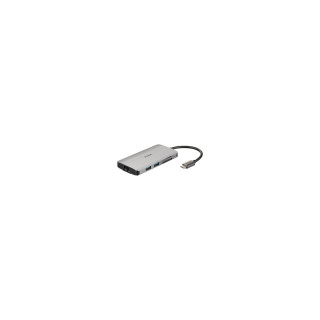 HUB D-LINK USB-TIPO C 8 EN 1 3XUSB 3.0 1XUSB TIPO-C 1XUSB TIPO-C CARGA 1XHDMI 1XRJ45 LECTOR TARJETAS SD MICROSD DUB-M810