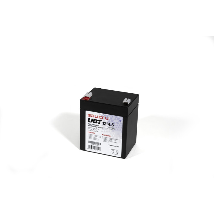 BATERIA SAI SALICRU UBT 12 4.5 AGM RECARGABLE DE 4.5AH NEGRO 013BS000006