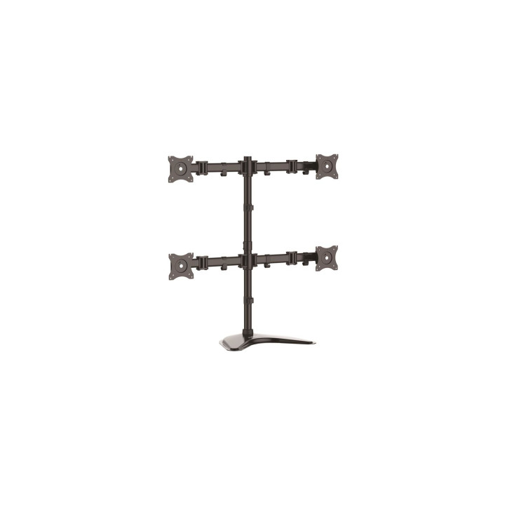 StarTech.com Base de Soporte Ajustable VESA para 4 Monitores de hasta 27 Pulgadas negro