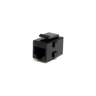 StarTech.com Caja de Empalme Acoplador Keystone Cable Cat5 Ethernet UTP - 2x Hembra RJ45 - Negro