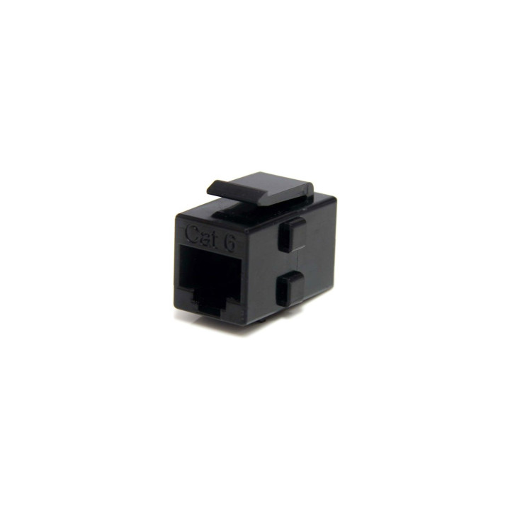 StarTech.com Caja de Empalme Acoplador Keystone Cable Cat5 Ethernet UTP - 2x Hembra RJ45 - Negro