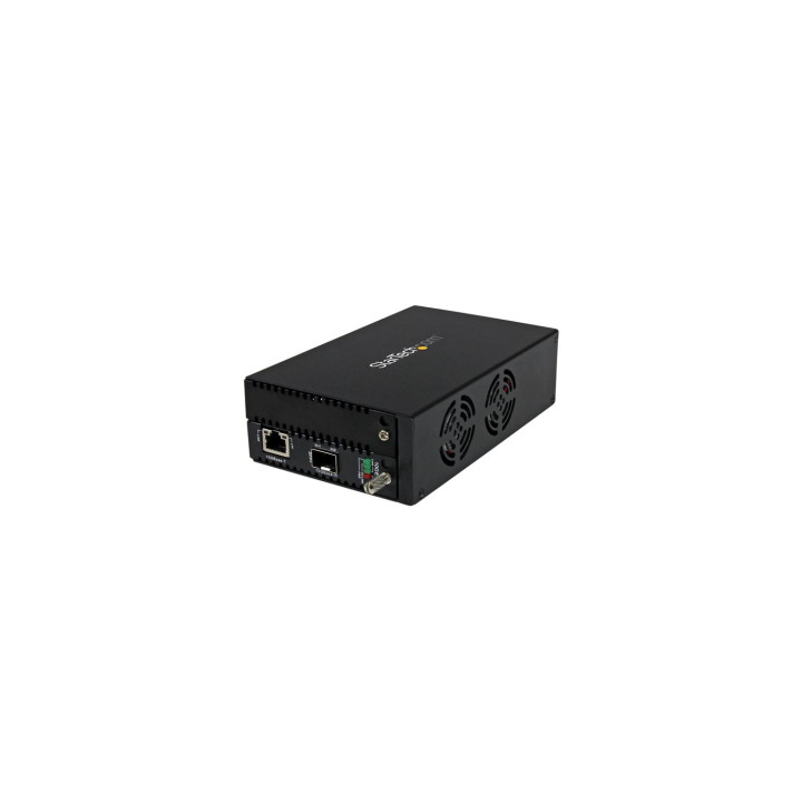 StarTech.com Conversor de Medios Ethernet de Cobre a Fibra de 10 Gigabits - Gestionado - con SFP+ Abierto