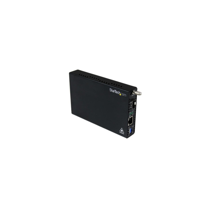 StarTech.com Conversor de Medios Gigabit Ethernet UTP RJ45 a Fibra con una Ranura SFP Disponible