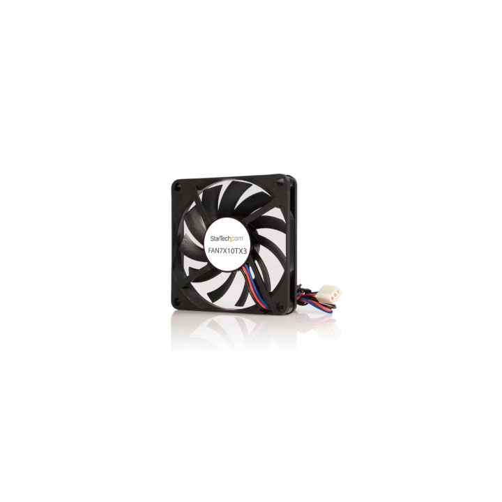 StarTech.com Ventilador de Repuesto para Disipador de Procesador o Caja Chasis Ordenador - 70mm - TX3 Negro