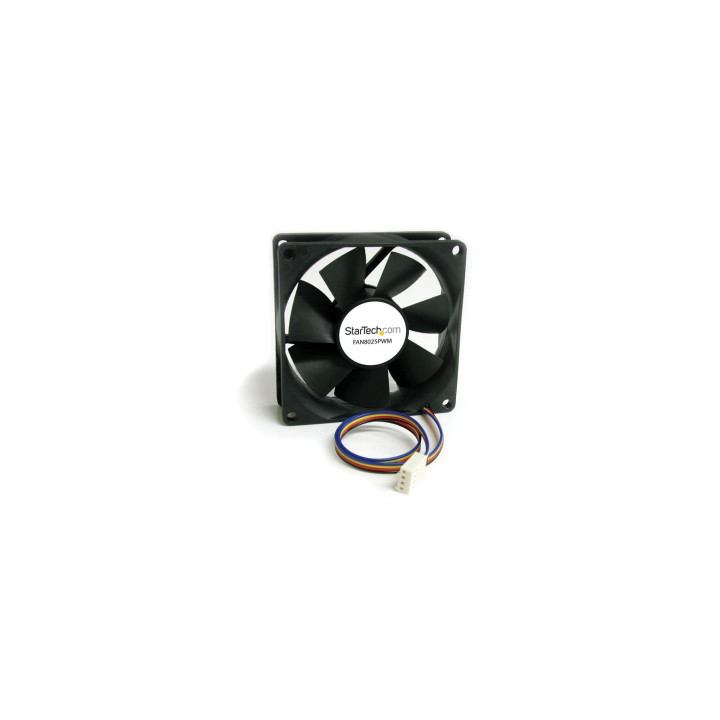 StarTech.com Ventilador Fan para Chasis Caja de Ordenador PC Torre - 80x25mm - Conector PWN Negro