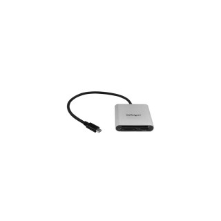 StarTech.com Lector Grabador USB 3.0 de Tarjetas de Memoria SD, Micro SD, CompactFlash - Adaptador USB-C a Tarjetas...