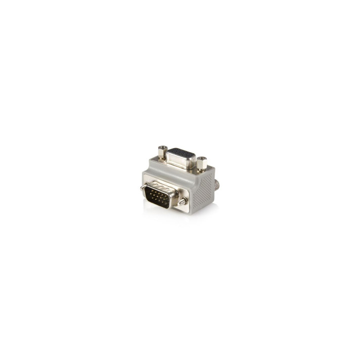 StarTech.com Adaptador TYPE 1 Right Angle VGA / VGA - Macho a Hembra DB15 Gris