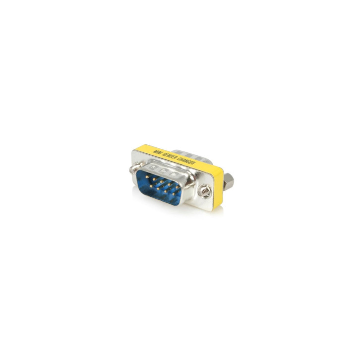 StarTech.com Cambiador de Género DB9 Serie Slimline - Macho a Macho - Plata