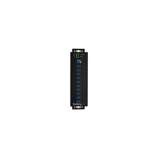 StarTech.com Hub Concentrador Ladrón USB 3.0 de 10 Puertos con Adaptador de Alimentación Externo - con Protección ESD...
