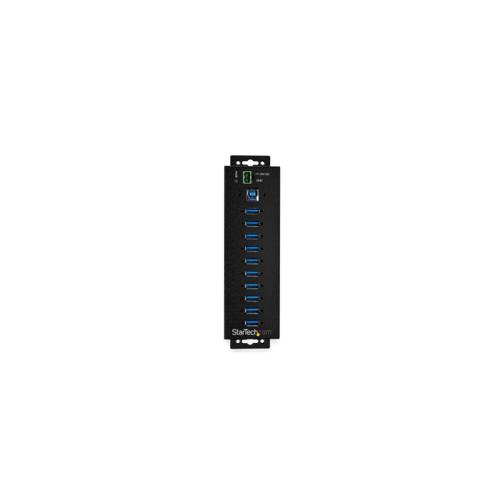 StarTech.com Hub Concentrador Ladrón USB 3.0 de 10 Puertos con Adaptador de Alimentación Externo - con Protección ESD...