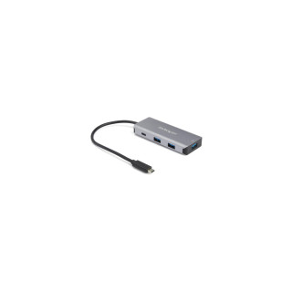 StarTech.com Hub USB-C de 4 Puertos Alimentado por Bus - 10Gbps - 3x USB-A y 1x USB-C Negro Gris