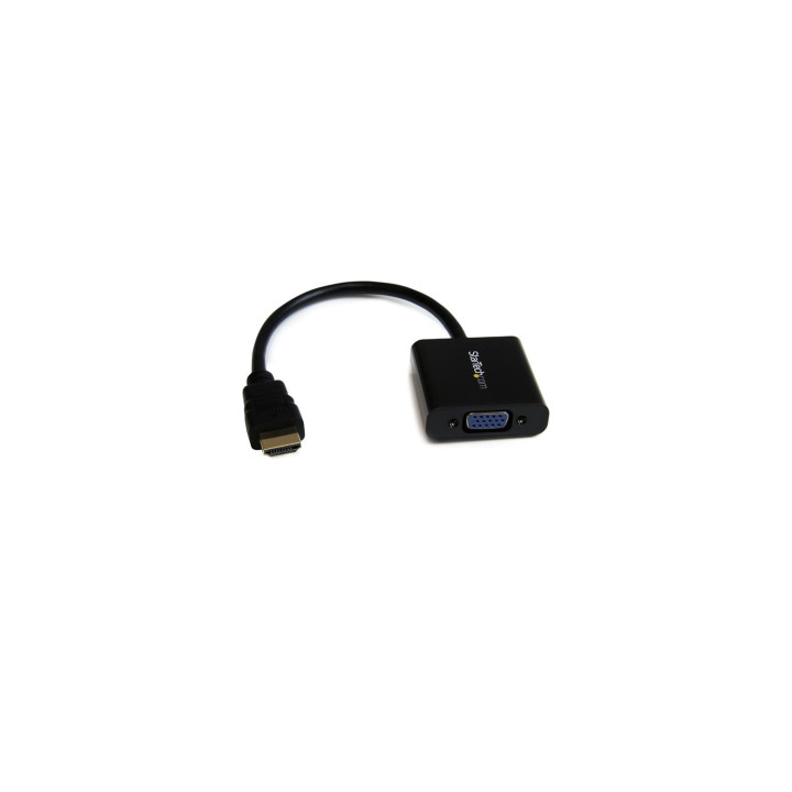 StarTech.com Adaptador Conversor de VÍ­deo HDMI a VGA HD15 - 1080p - Negro