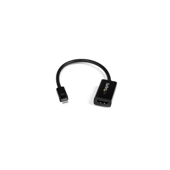 StarTech.com Conversor de VÍ­deo Mini DisplayPort a HDMI con Audio â€“ Adaptador Activo MDP 1.2 para MacBook Pro â€“ 4K