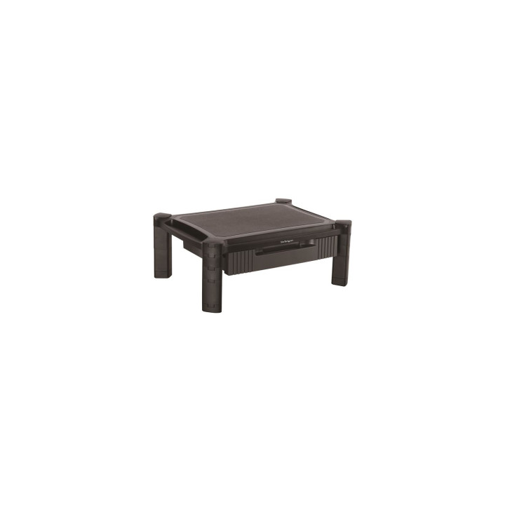 StarTech.com Base con cajon Soporte para Monitor - Altura Ajustable - Negro