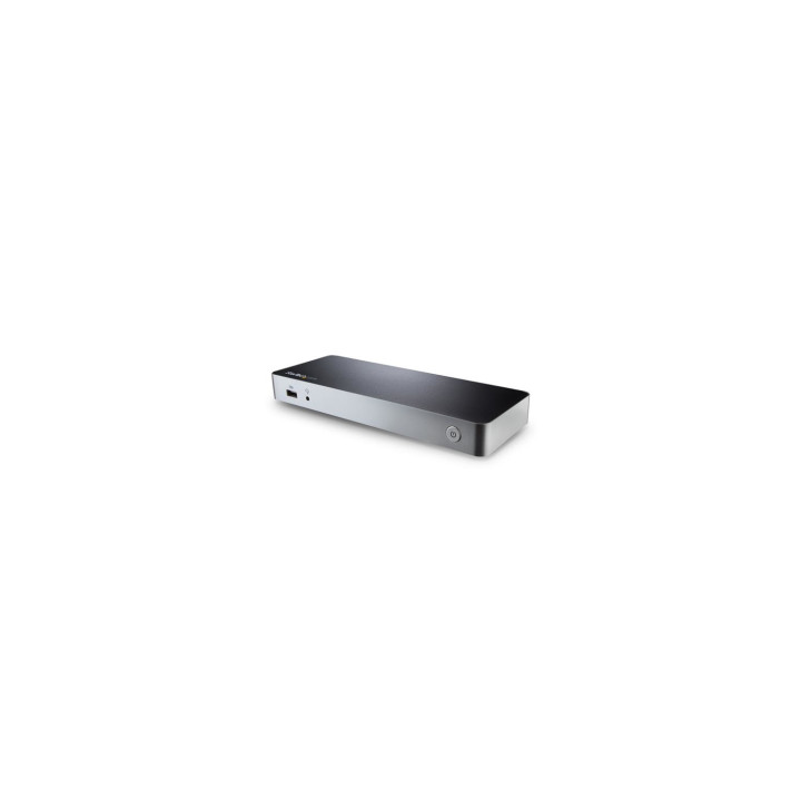 StarTech.com Docking USB-C con MST para Monitores Duales - 5 Puertos USB 3.0 - Negro Plata