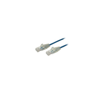StarTech.com Cable de red Cat6 UTP Delgado con Conectores RJ45 sin Enganches - 0.5m Azul