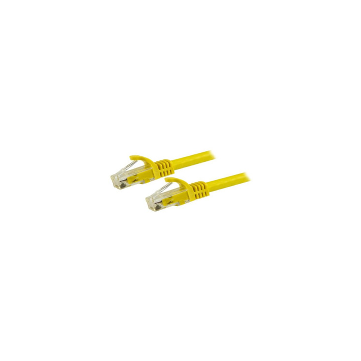StarTech.com Cable de red Cat6 Ethernet RJ45 sin Enganches UTP 24AWG - 1.5m Amarillo