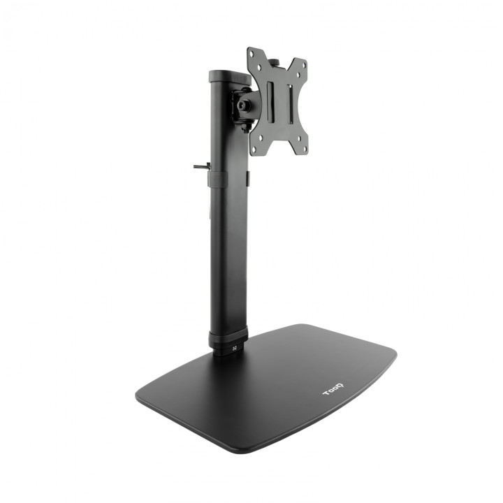 SOPORTE MONITOR TOOQ DE MESA DE 17P A 27P NEGRO