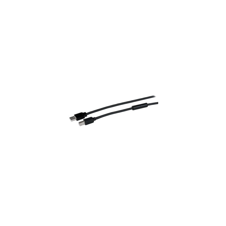 StarTech.com Cable 15 Metros 15m USB B Macho a USB A Macho Activo Amplificado USB 2.0 - Impresora USB2HAB50AC