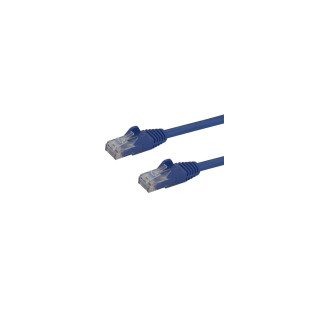 StarTech.com Cable de Red Ethernet Snagless Sin Enganches Cat 6 Gigabit 1m - Azul- N6PATC1MBL
