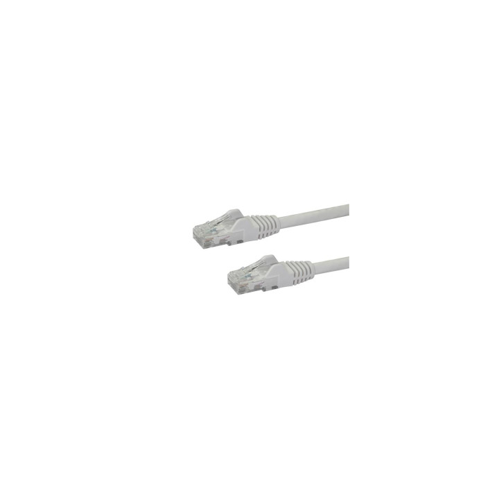 StarTech.com Cable de Red Ethernet Cat6 Snagless de 1m Blanco - Cable Patch RJ45 UTP - N6PATC1MWH