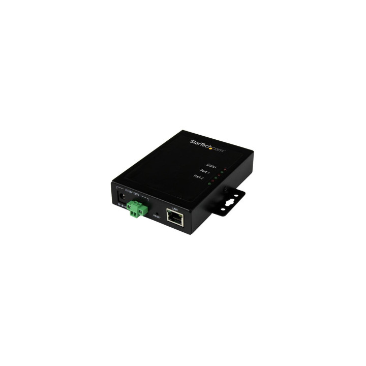 StarTech.com Servidor de Dispositivos Serie a IP de 2 Puertos RS232 - De Metal NETRS2322P