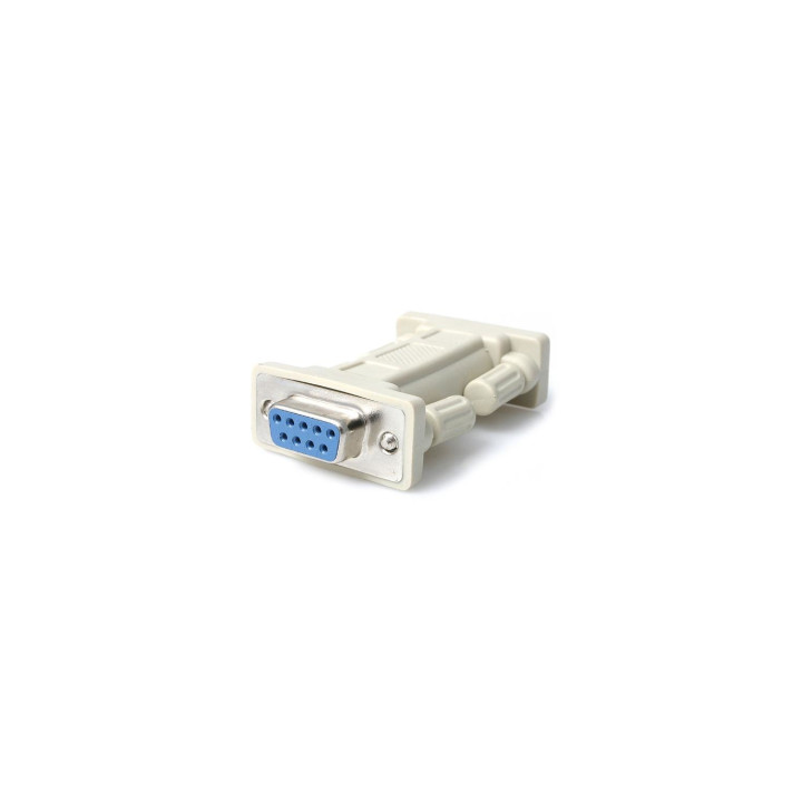 StarTech.com Adaptador de Módem Nulo Serie RS232 DB9- Hembra a Hembra - Blanco