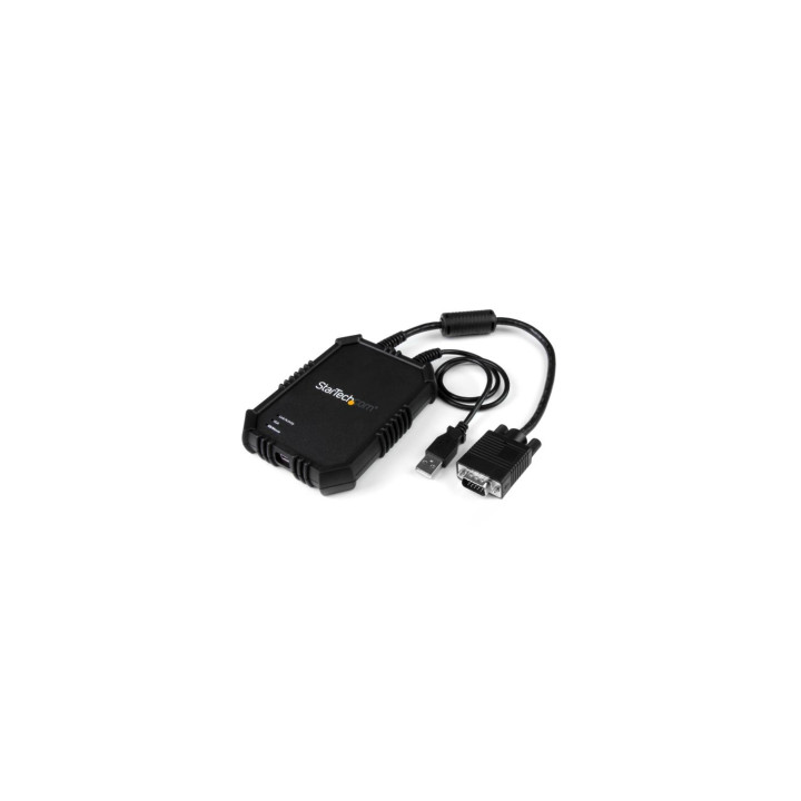 StarTech.com Consola KVM con Carcasa Resistente de Ordenador Portátil a Servidor - Negro NOTECONS02X