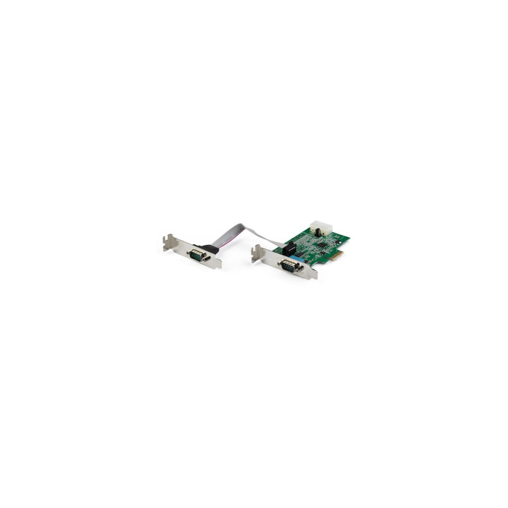 StarTech.com Tarjeta PCIe Serie de 2 Puertos RS232 con UART 16950