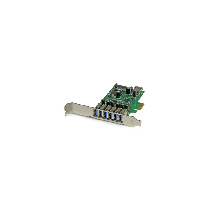 StarTech.com Adaptador tarjeta PCI Express de 7 puertos USB 3.1 con perfil bajo o completo