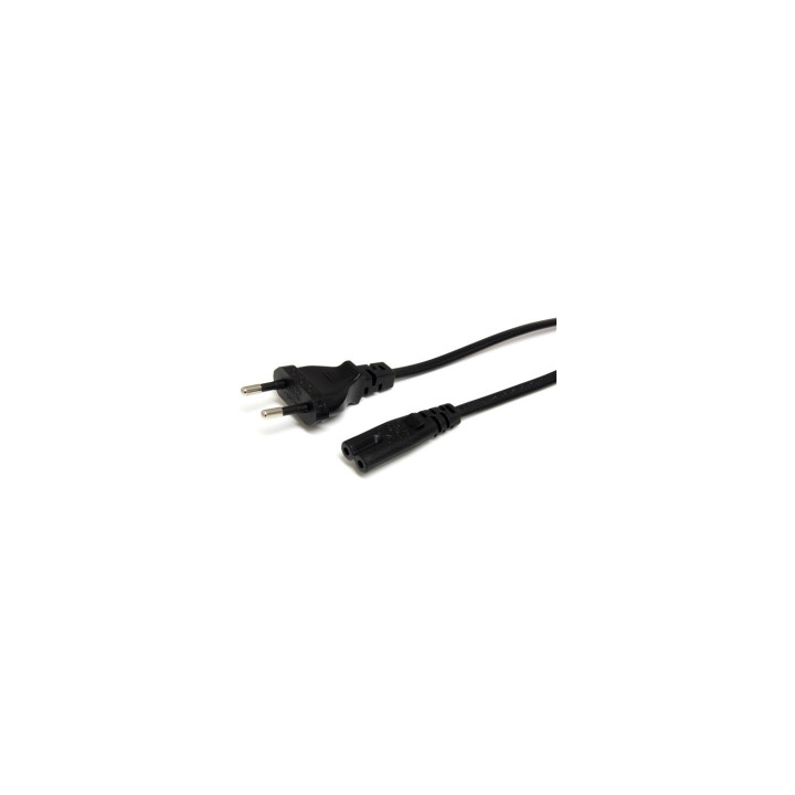 StarTech.com PXTNB2SEU1M Cable de Alimentación Estándar de 1m para Ordenador Portátil - Cable Europeo a C7 para Laptop