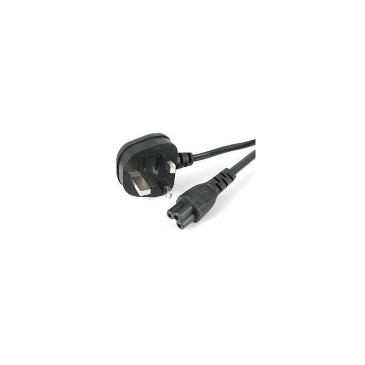 StarTech.com PXTNB3SUK1M Cable de 1m de Alimentación para Ordenador Portátil - Cable Británico BS-1363 a C5 acoplador