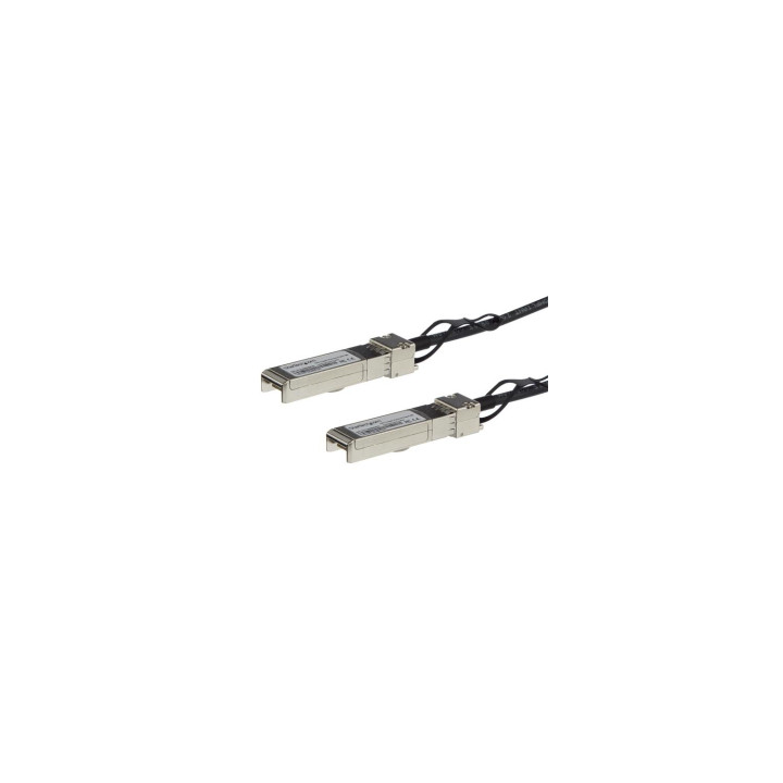 StarTech.com Cable de 2m SFP+ Direct-Attach Twinax MSA - 10 GbE Macho a Macho - Negro