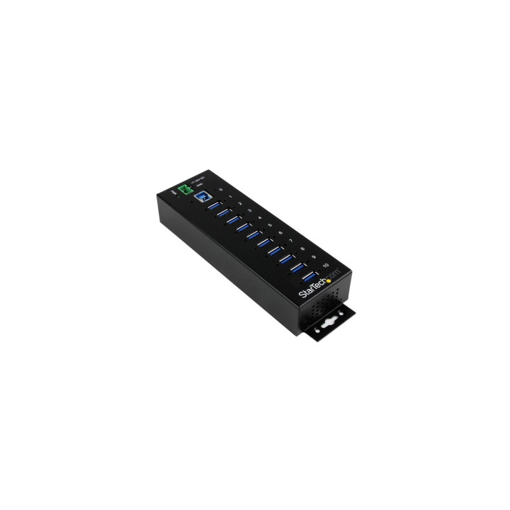 StarTech.com ST1030USBM hub de interfaz USB 3.2 Gen 1 (3.1 Gen 1) Type-B 5000 Mbit/s Negro