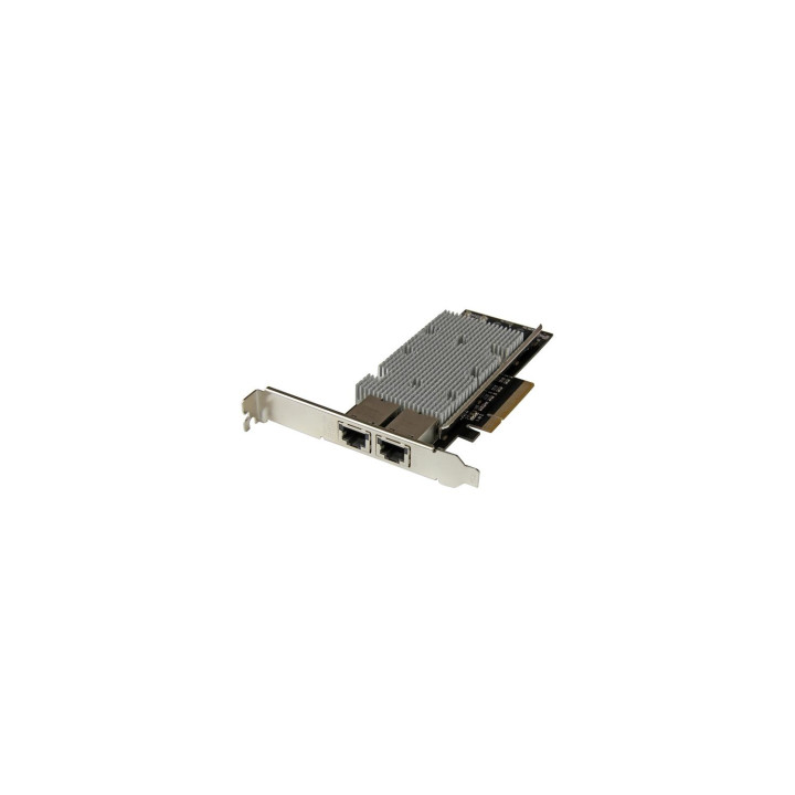 StarTech.com Tarjeta Adaptador de Red PCI Express Ethernet 10GBase-T con 2 Puertos RJ45 Chipset Intel x540