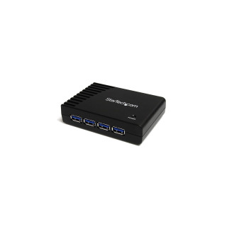 StarTech.com Adaptador Concentrador Hub Ladrón USB 3.1 Super Speed 4 Puertos Salidas PC Mac - Negro