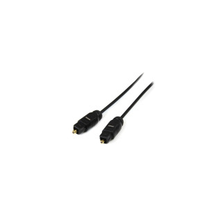 StarTech.com Cable 4.5m TosLink Audio Digital Optico SPDIF Delgado - Negro