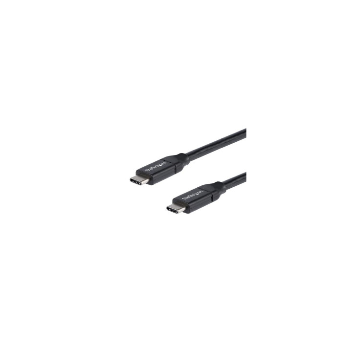 StarTech.com Cable de 1m USB-C a USB-C Macho a Macho con capacidad para Entrega de Alimentación de 5A - Cable de Carga