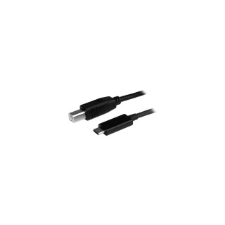 StarTech.com Cable USB Tipo-C a USB tipo-B Macho a Macho de 1m - USB 2.0 - Negro