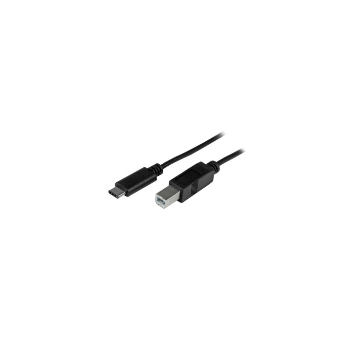 StarTech.com Cable de 2m USB-C a USB B Macho a Macho negro