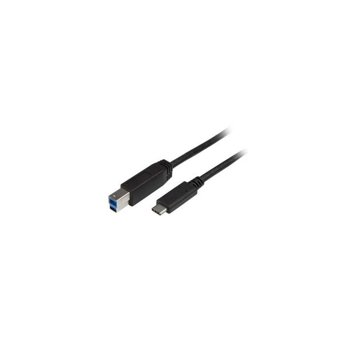 StarTech.com USB315CB2M cable 2m 3.2 Gen 1 3.1 Gen 1 USB C a USB B - macho a maho- Negro