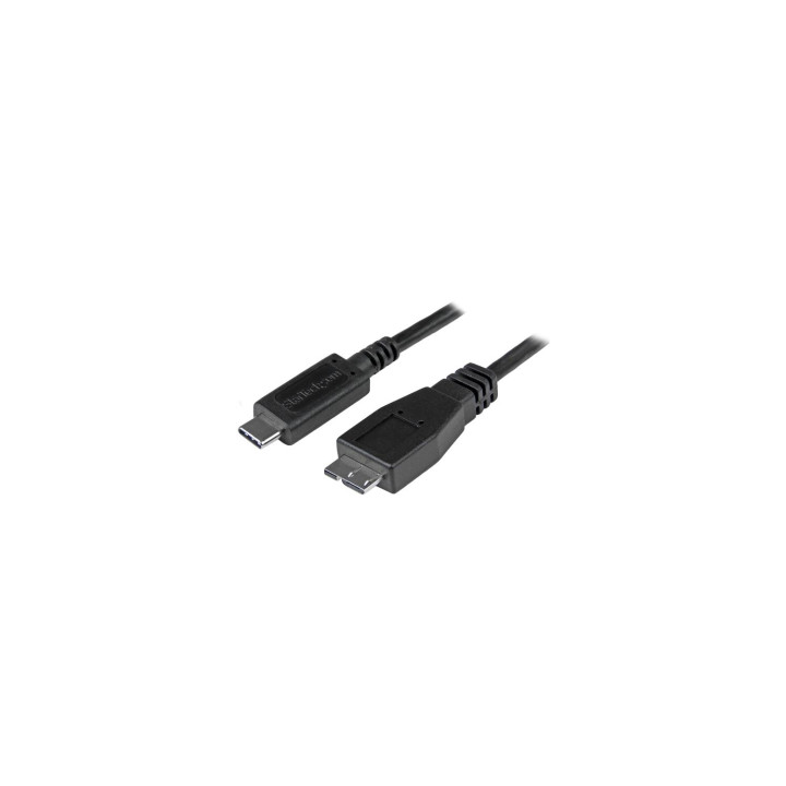 StarTech.com Cable Adaptador de 50cm USB-C a Micro USB-B - macho a macho - negro