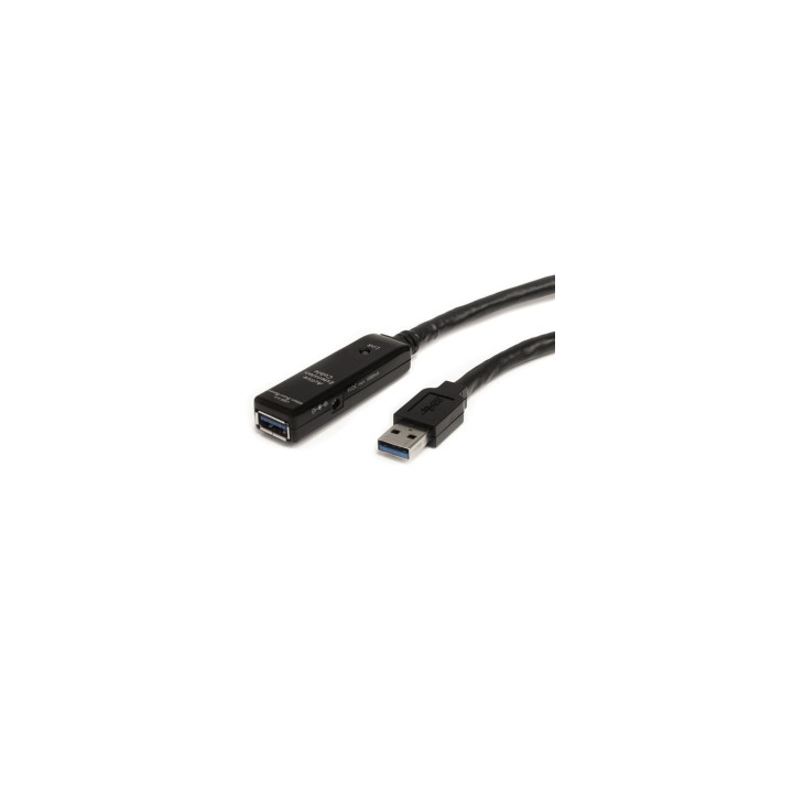 StarTech.com Cable Extensor Alargador USB 3.0 SuperSpeed Activo de 10m - USB A Macho a Hembra - Negro